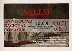 ESTRENO DE "SALEM" DE PIETRO GORI EN GENERAL ROCA